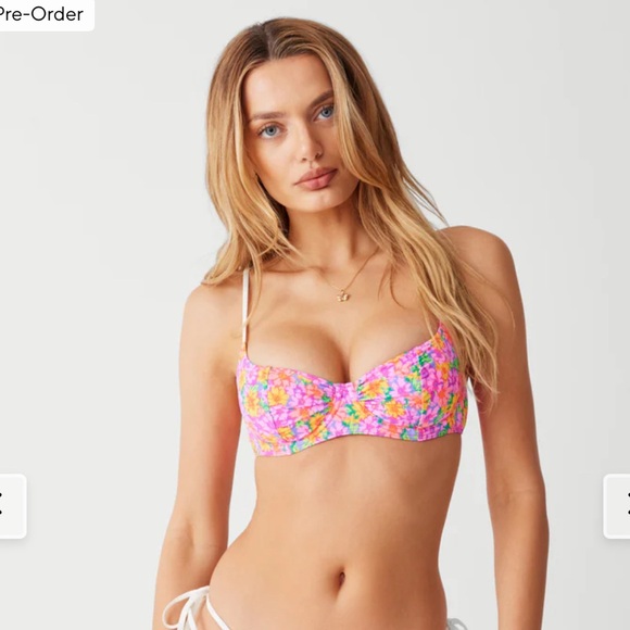 Frankie’s Bikinis Dean Underwire Balconette Bikini Top and Dove Classic Bottom - Picture 6 of 7